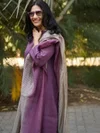 Purple Colour Rayon Printed Kurti With Pant Dupatta Aaradhna 2067